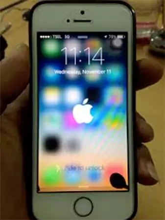 Black spots on screenn