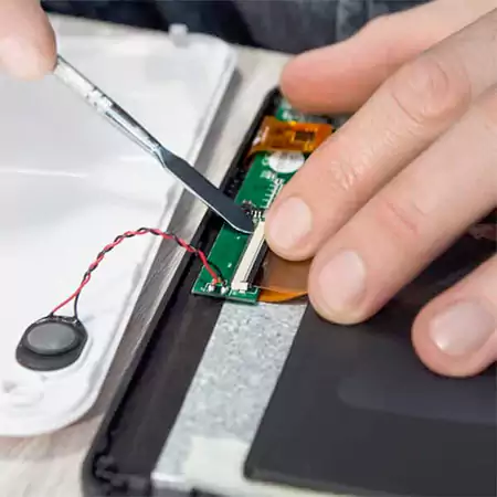 Phone Speaker Being Repaired