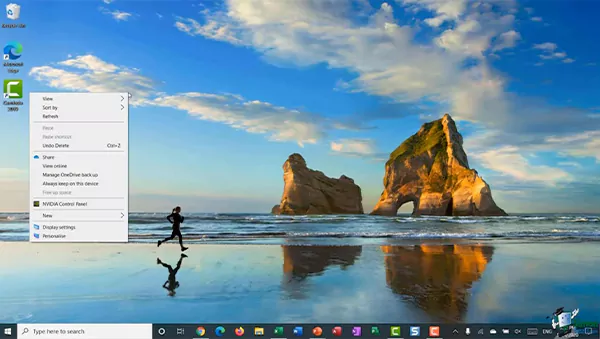 Click on Display Settings