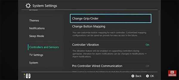 Go to Controller and Sensors