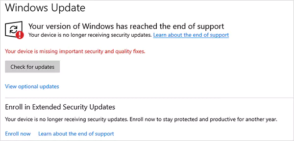 Look for New Update and Install