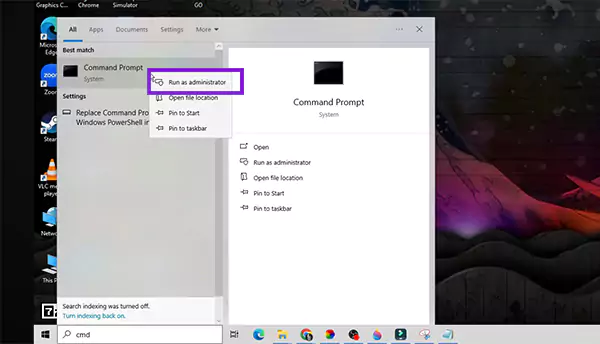 Run as Administrator