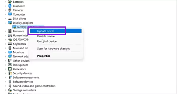 updating graphic driver