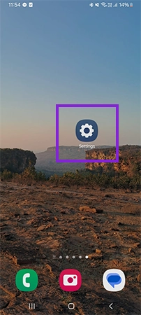 Go to Settings
