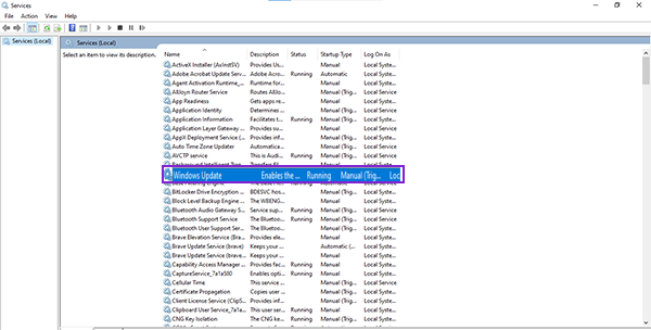 Go to Windows Update