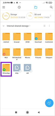 Internal storage in Android