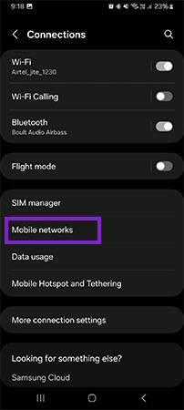 Mobile Networks