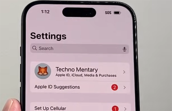 Open Settings