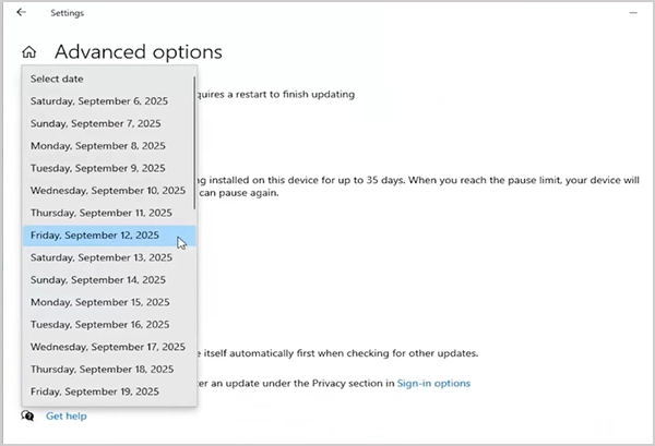 Select Durations