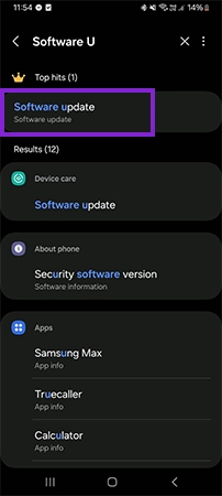 Software Update