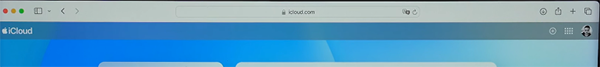 iCloud Menu