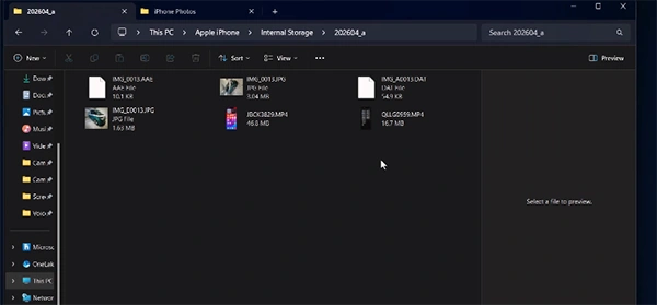  internal storage