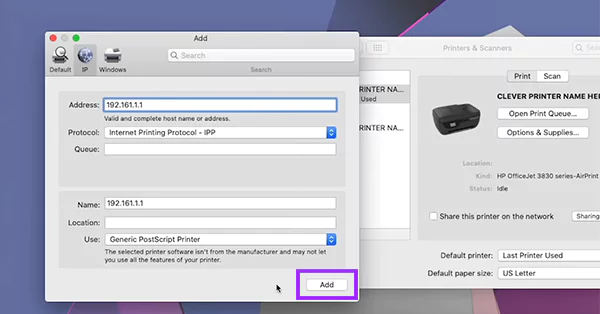 Then after entering all the details click on Add