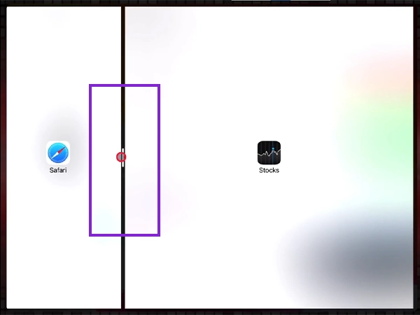 Adjust the size of each app with this sidebar