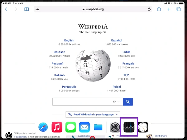 Select the second app