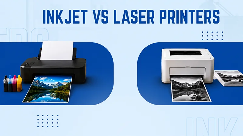 inkjet vslaser printer copy