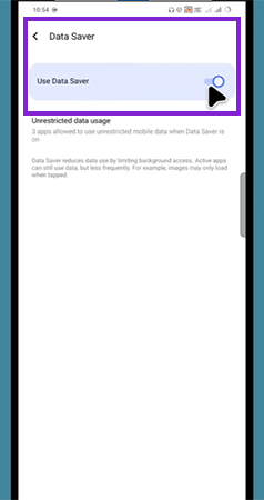 Enable toggle