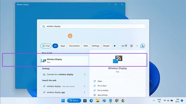 Launch Wireless Display