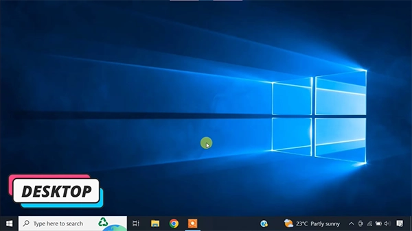 Open your Desktop
