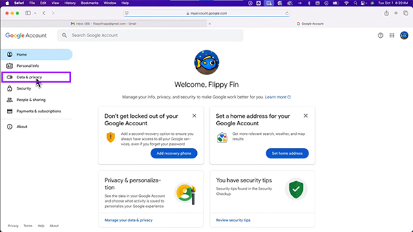Select Data and Privacy